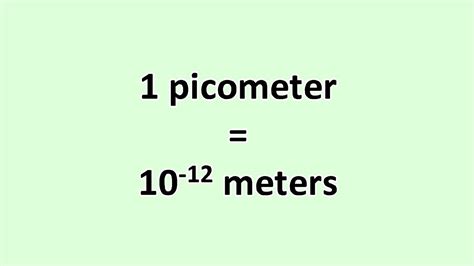 picometer to meter